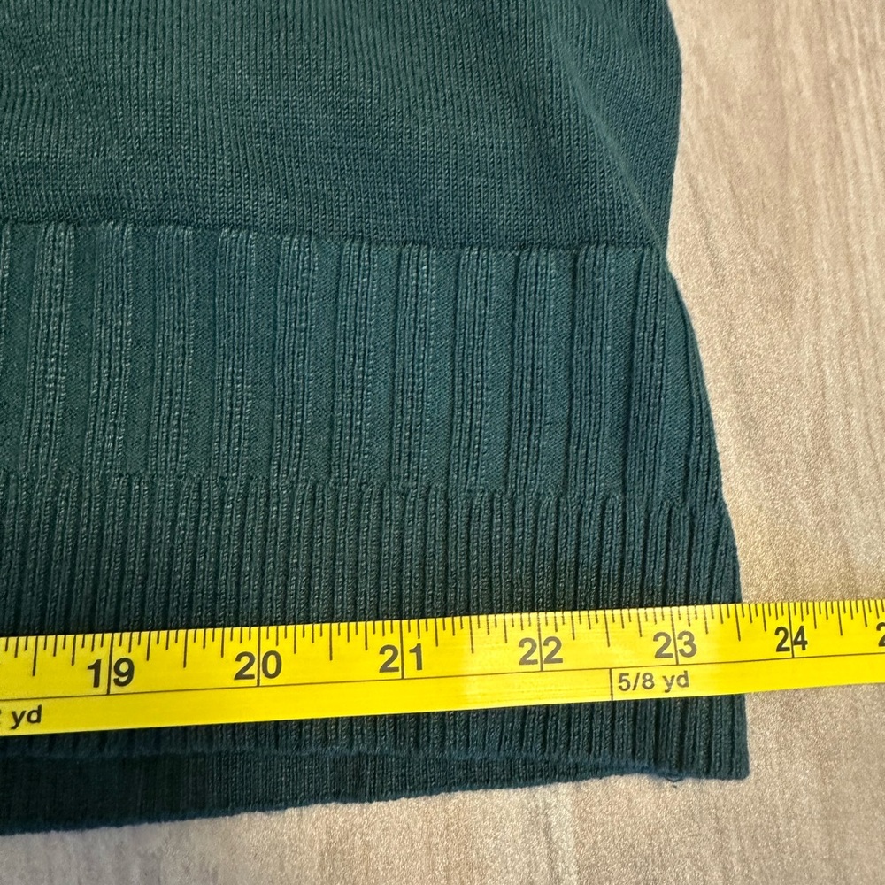 Cable and Gauge Green Sweater 2X - Picture 6 of 6